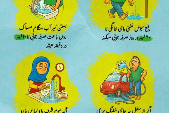روزانه با مصرف 50 لیتر کمتر، از بحران آب جلوگیری میشود