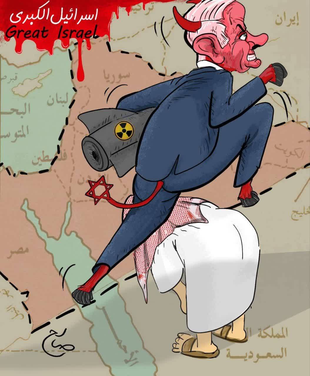 كاريكاتير / إسرائيل الكبرى