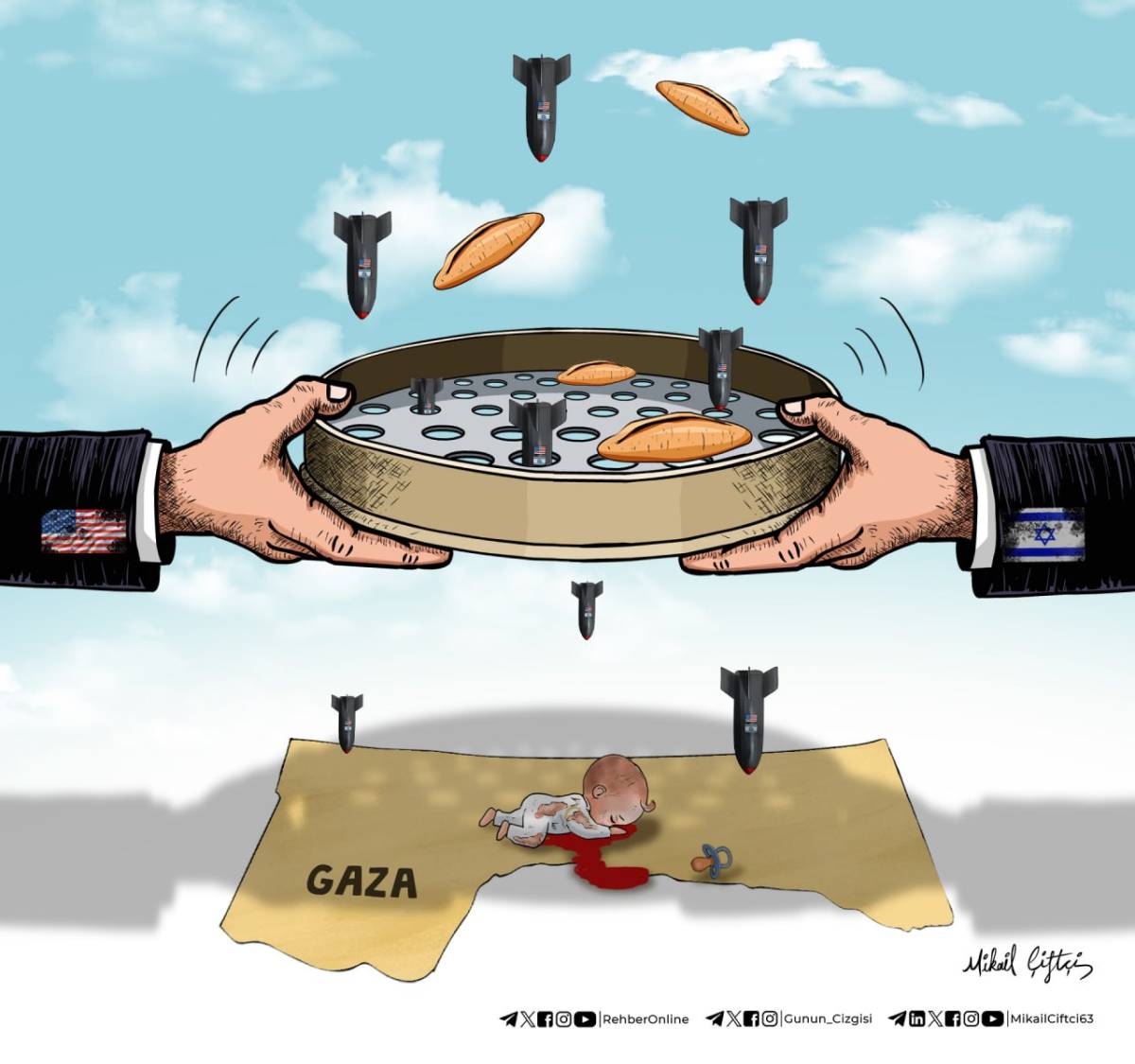 What an innovation, exchanging bread for bombs