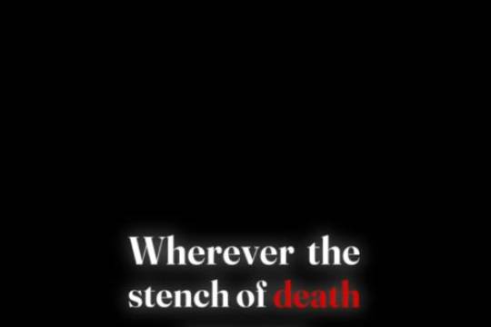 Wherever the stench of death appears look for America's footprints