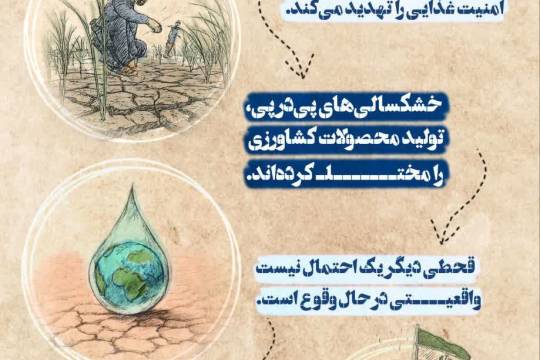 بحران آب، تهدیدی برای امنیت غذایی