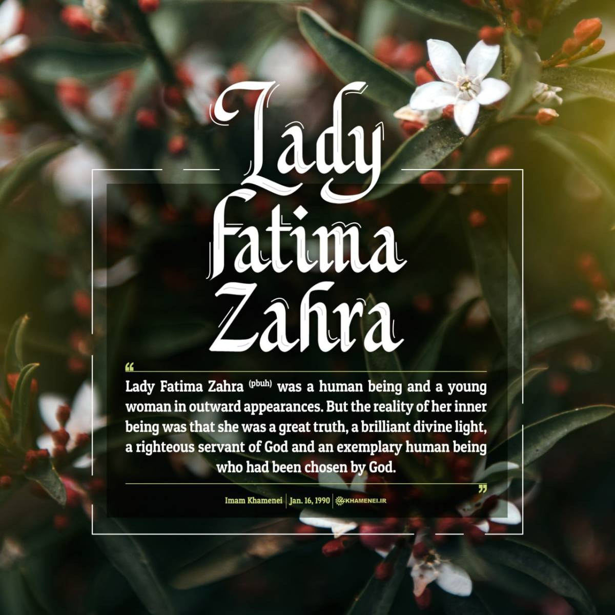 Lady Fatima Zahra