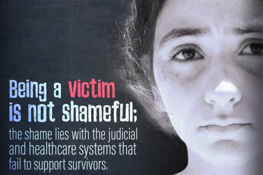 Being a victim is not shameful
