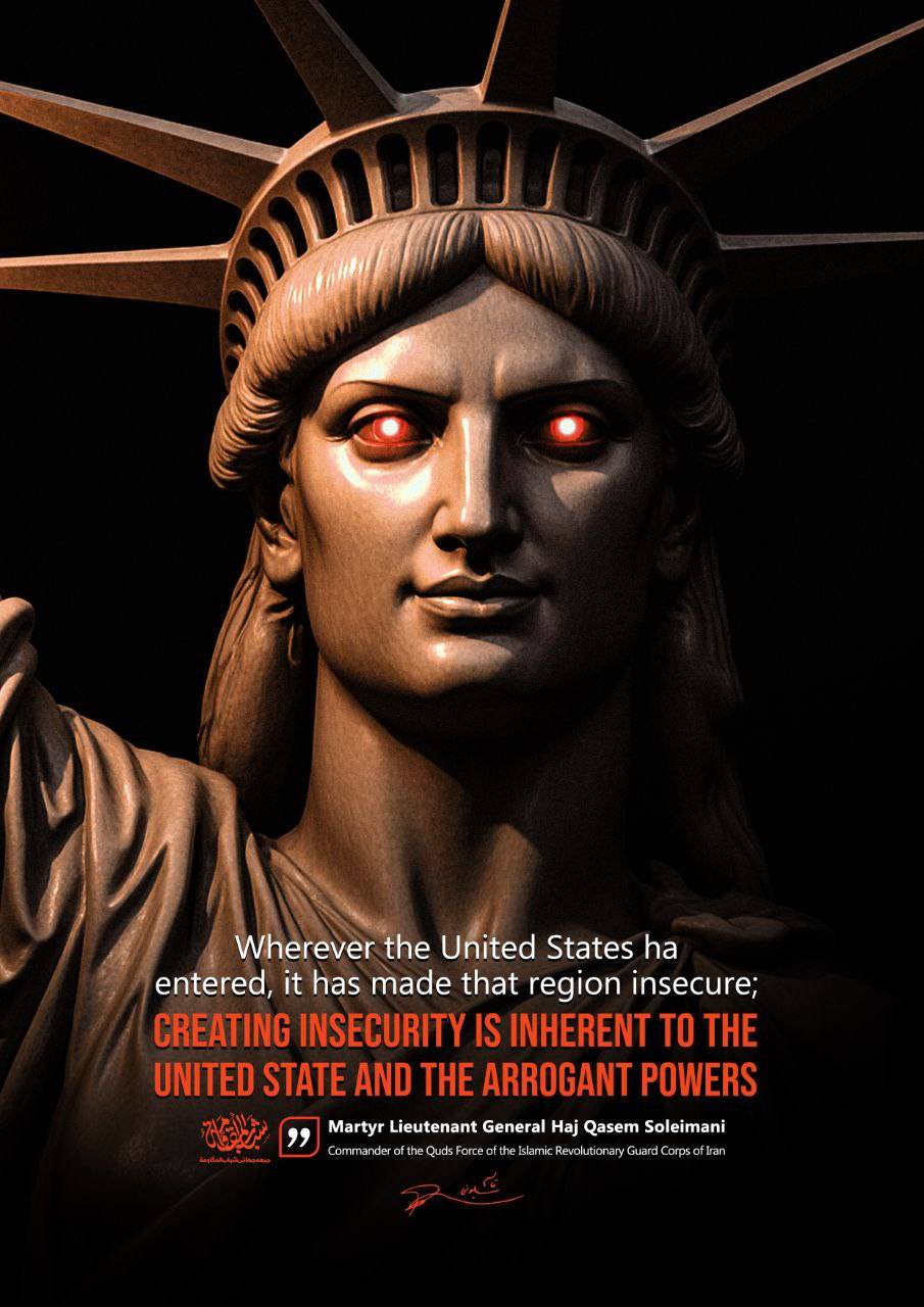 CREATING INSECURITY IS INHERENT TO THE UNITED STATE AND THE ARROGANT POWERS