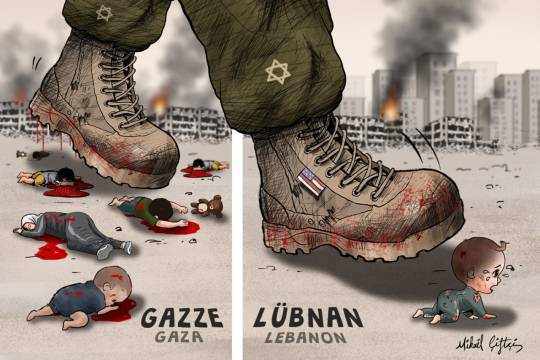 Gaza and Lebanon are victims of Israel and America