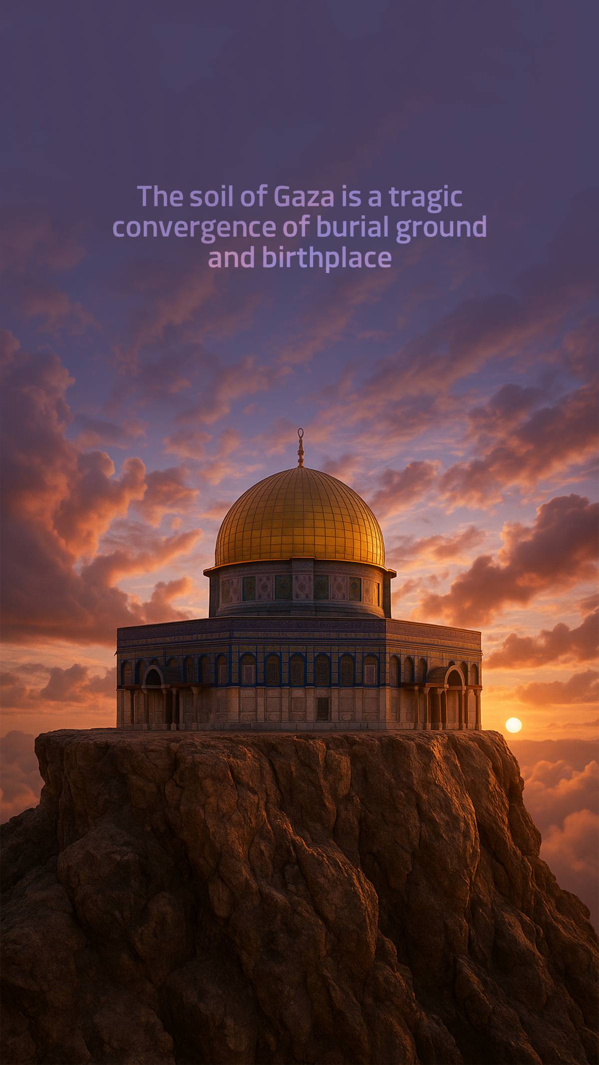 The soil of Gaza is a tragic convergence of burial ground and birthplace