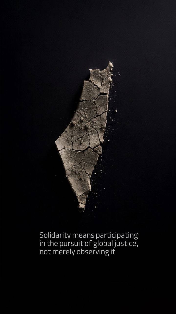 Solidarity means participating in the pursuit of global justice, not merely observing it(1)