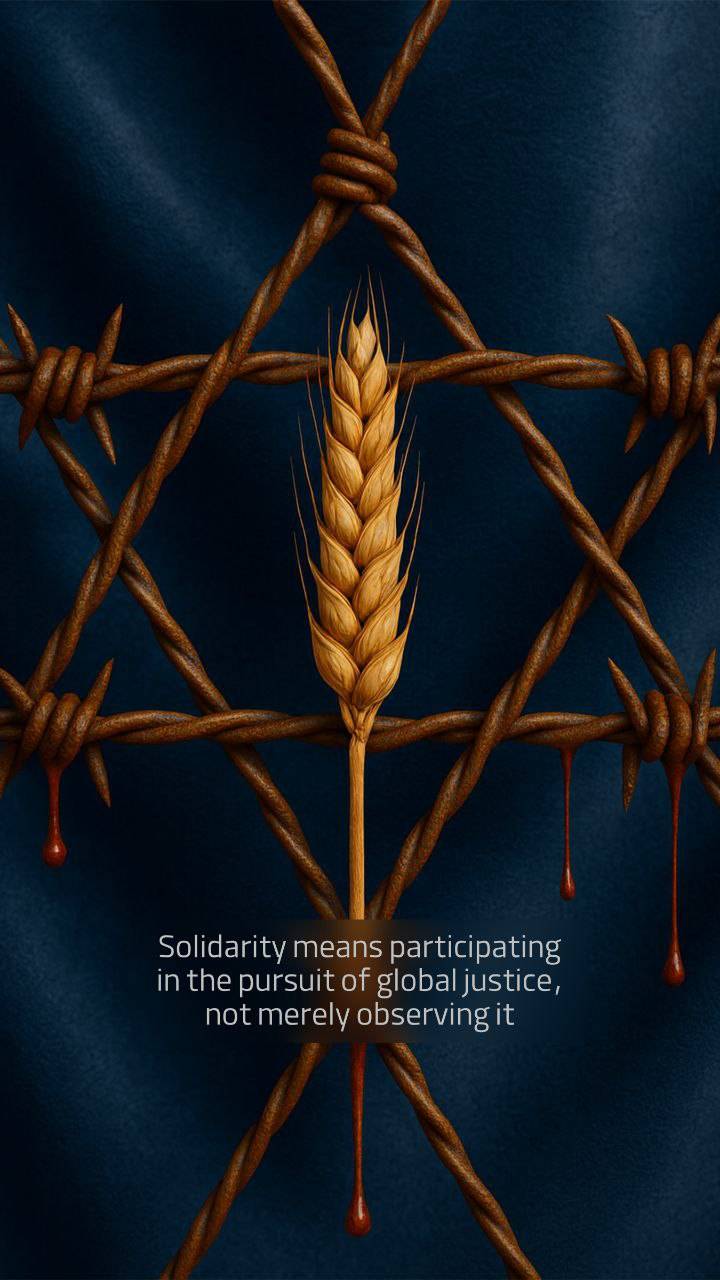 Solidarity means participating in the pursuit of global justice, not merely observing it