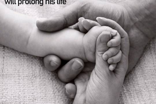 ja'far ibn muhammad (ph)  by treating one's  family members well, one will prolong his life