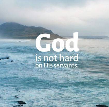 God doesn’t expect us to be heroes!