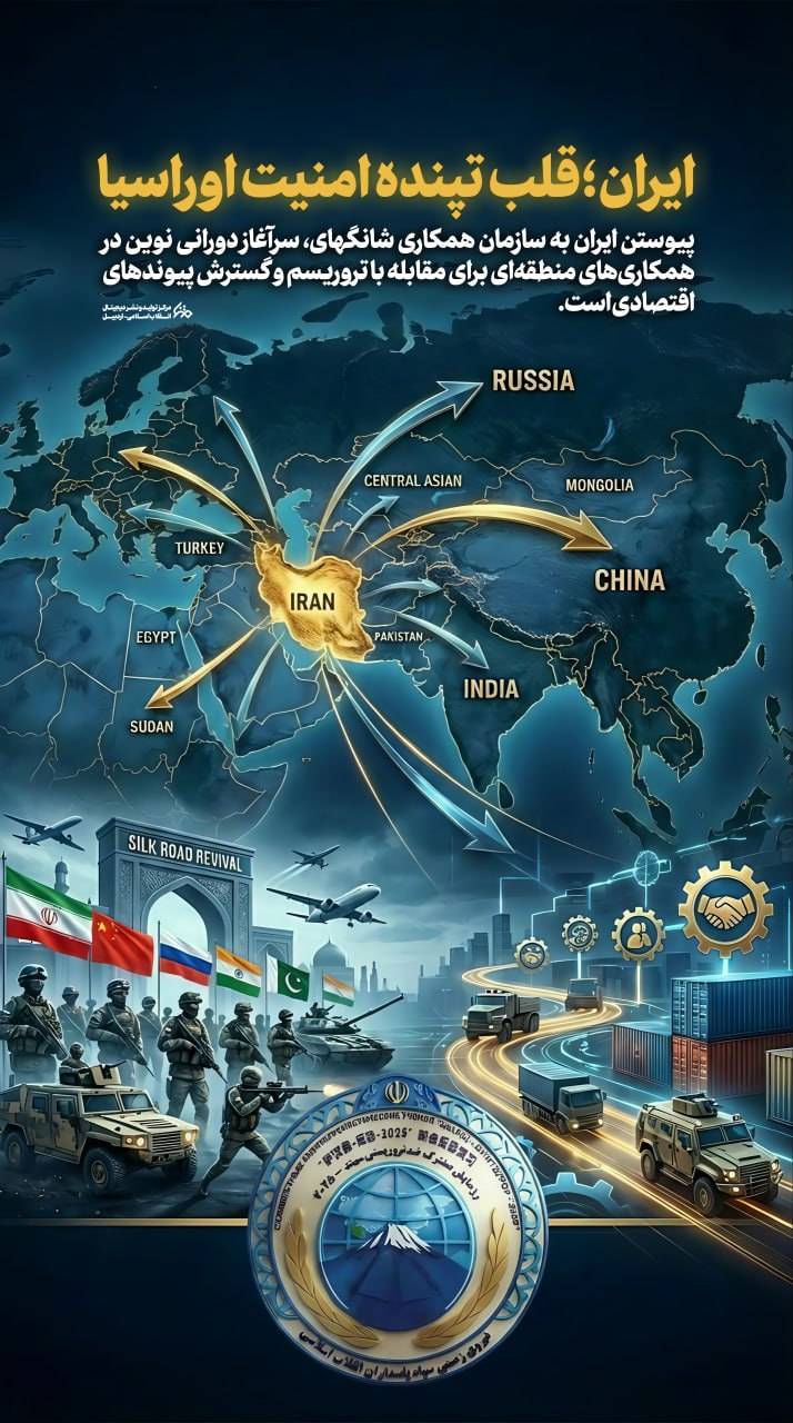 ایران ؛ قلب تپنده امنیت اوراسیا
