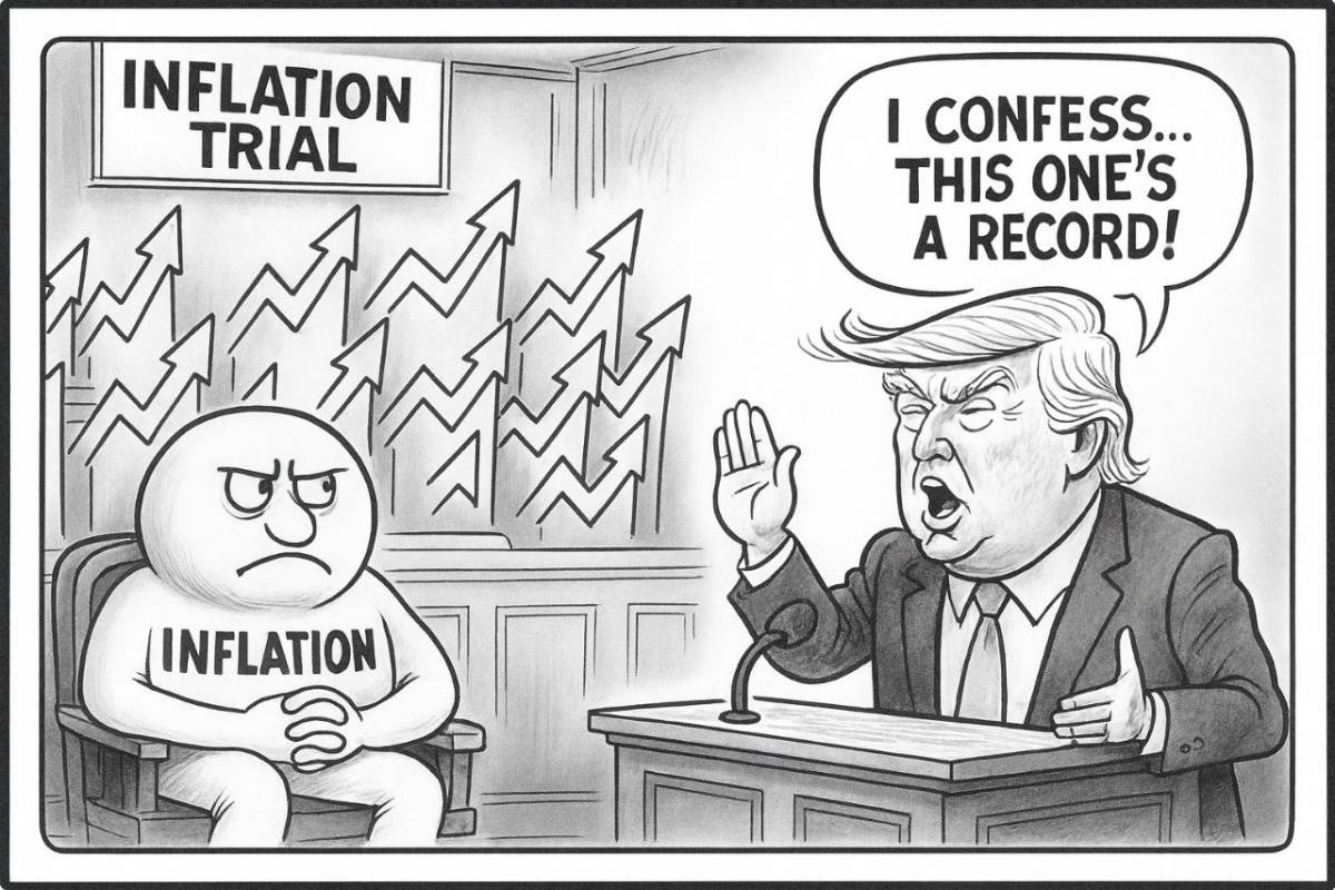 Trump at the inflation trial