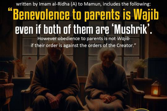 Benevolence to parents is Wajib even if both of them are ‘Mushrik’