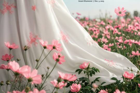 The woman is a flower in the home