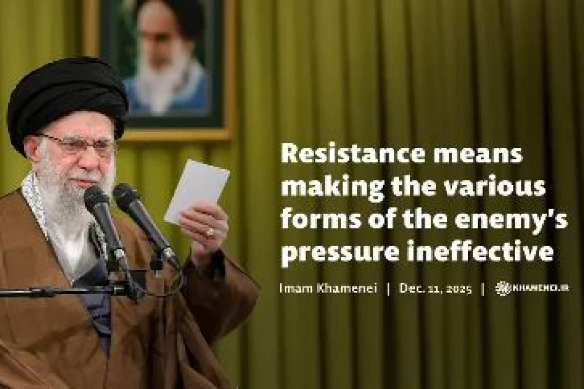 Resistance means making the various forms of the enemy’s pressure ineffective