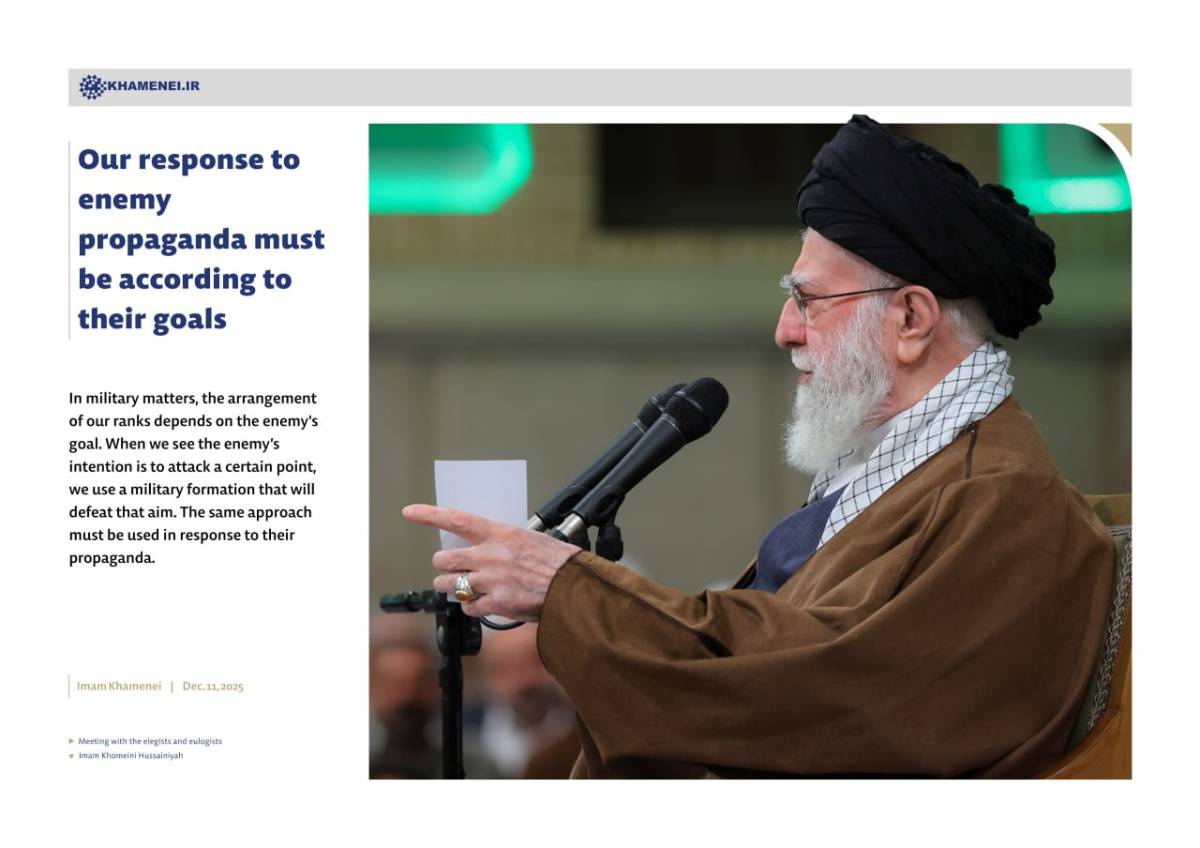 Our response to enemy propaganda must be according to their goals