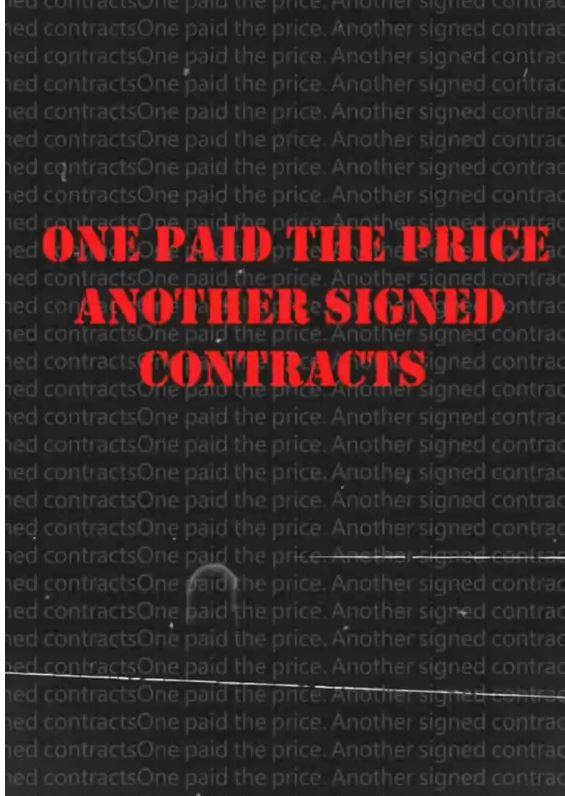 ONE PAID THE PRICE ANOTHER SIGNED CONTRACTS_1
