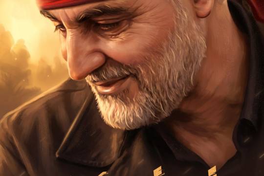 مجموعه پوستر : شهیدی مثل شهید سلیمانی در راه خدا به شهادت میرسد، یک ملّت تکان میخورد