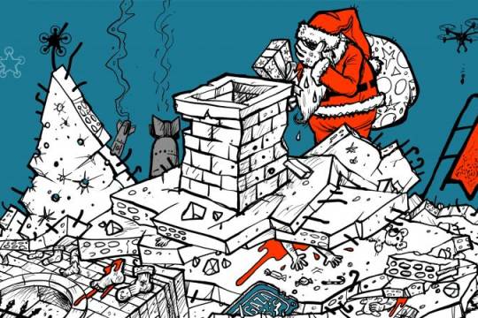 Santa Clause in Gaza