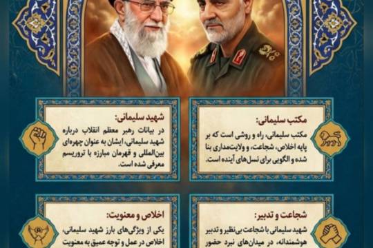 سخنان رهبر معظم انقلاب درباره شهید حاج قاسم سلیمانی