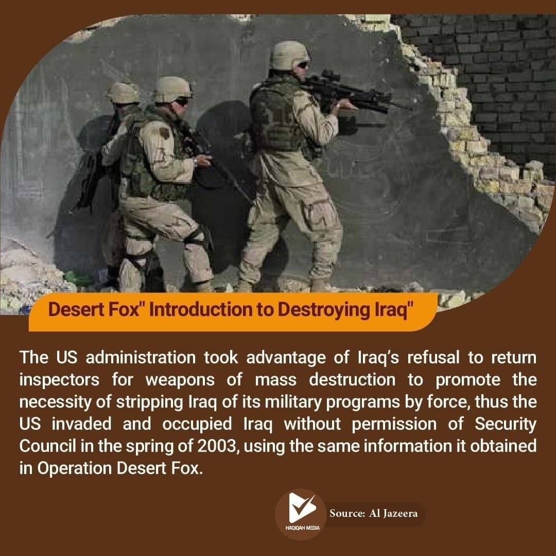 Desert Fox Introduction to Destroying Iraq
