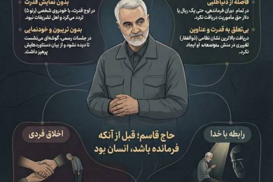 عظمت او از انسان بودنش آغاز شد