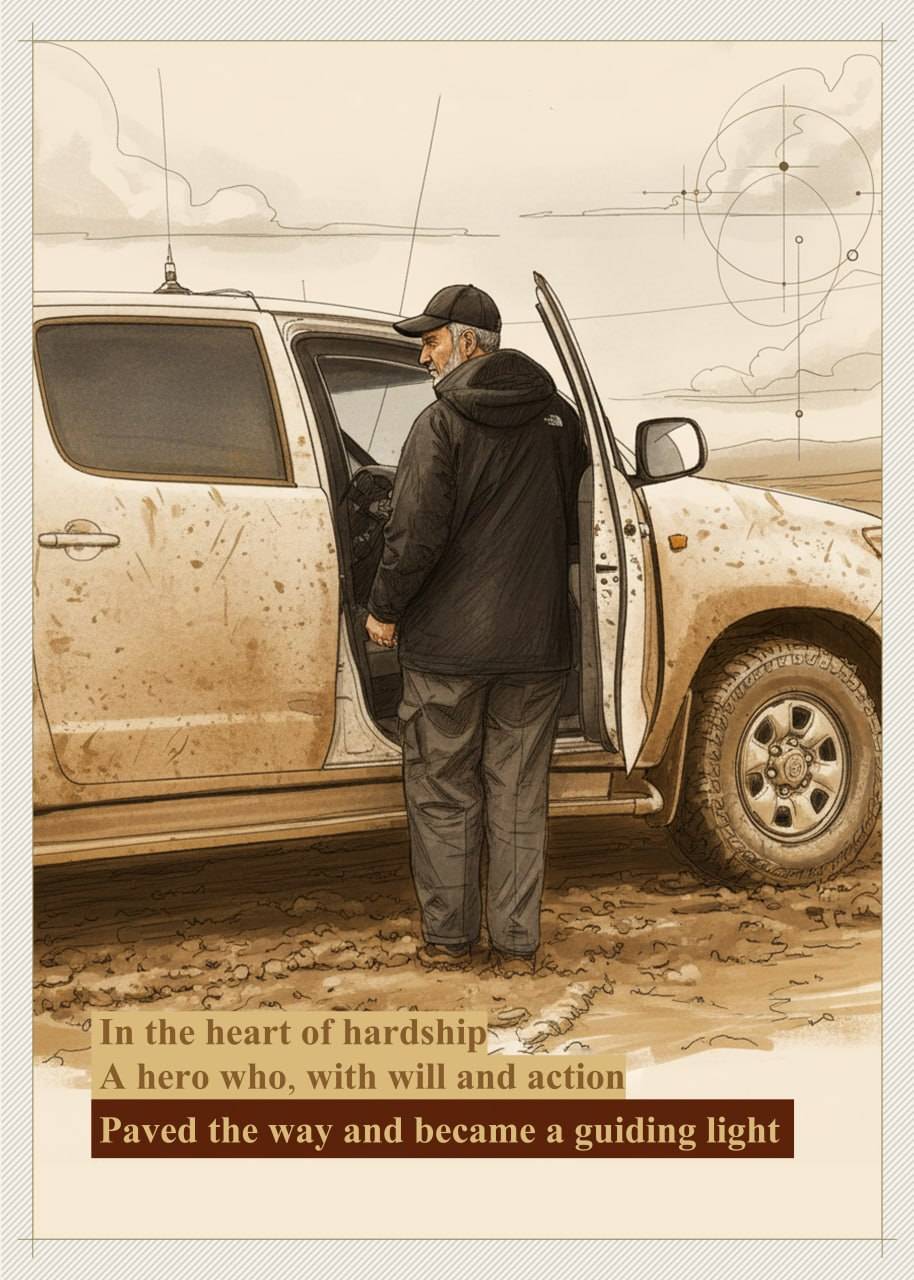 In the heart of hardship A hero who, with will and action