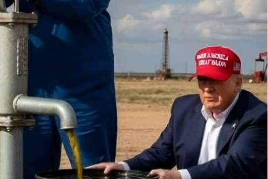Trump discovering oil in Venezuela