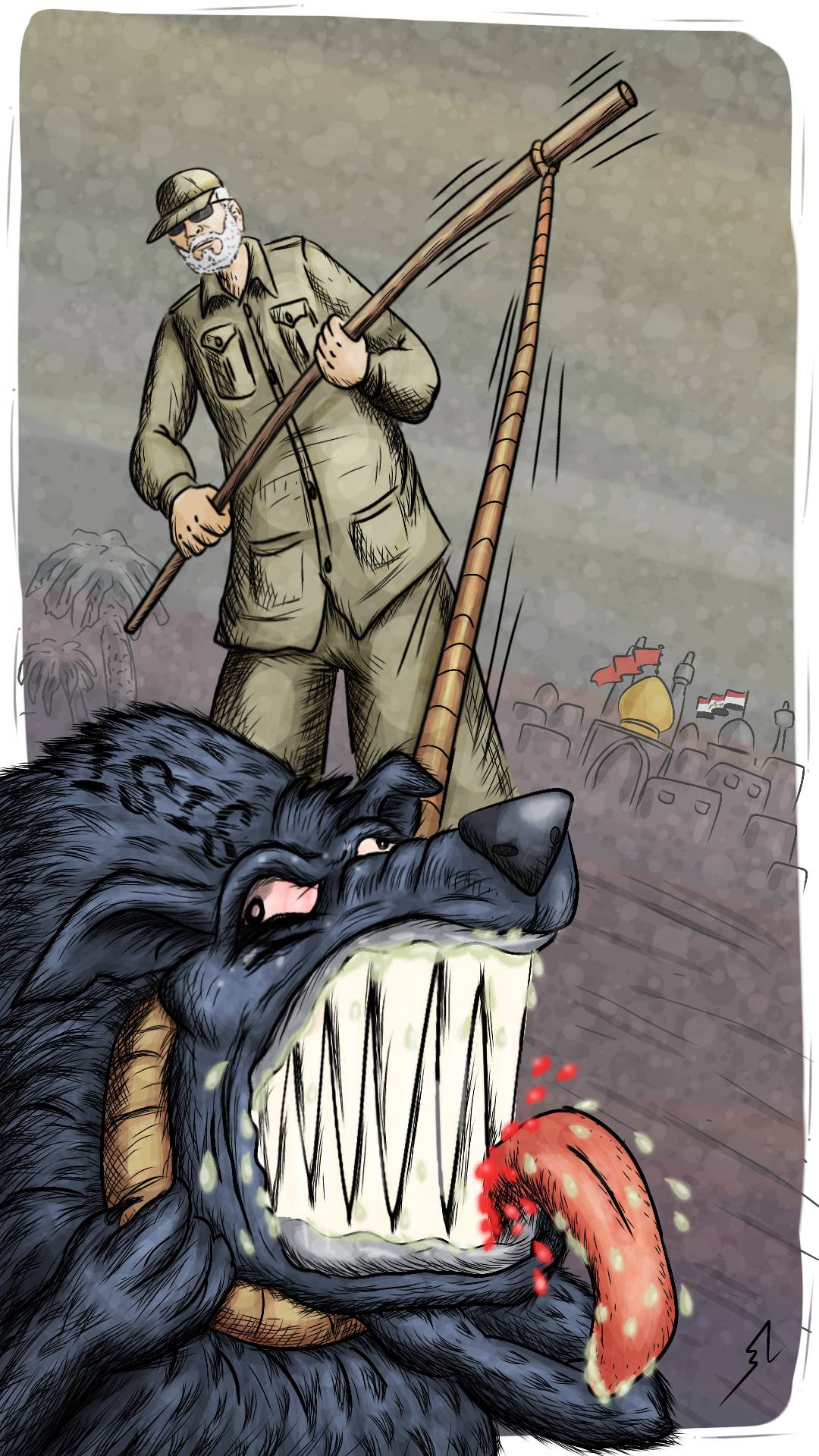 Keeping rabid dogs away