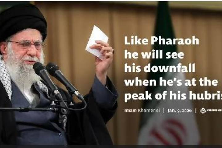 Like Pharaoh he will see his downfall when he’s at the peak of his hubris