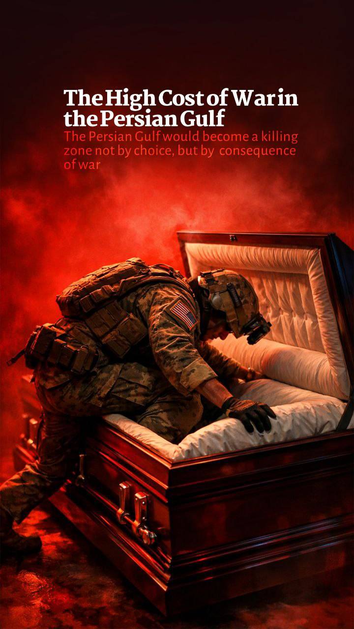 The Persian Gulf would become a killing zone not by choice , but by consequence of war