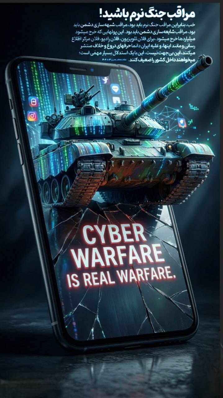 خب، بنابراین مراقب جنگ نرم باید بود