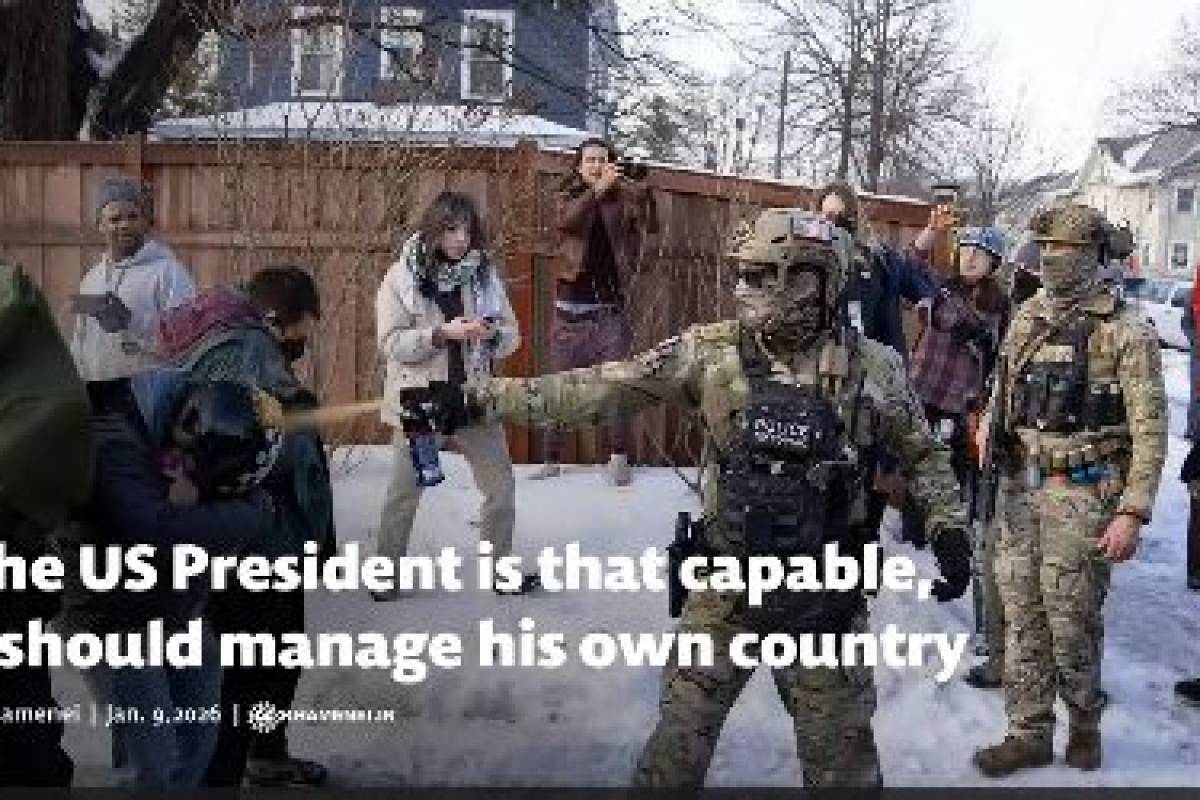 If the US President is that capable, he should manage his own country