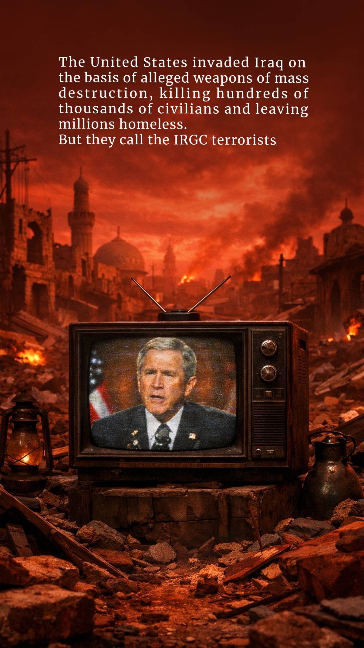 The United States invaded Iraq on the basis of alleged weapons of mass destruction