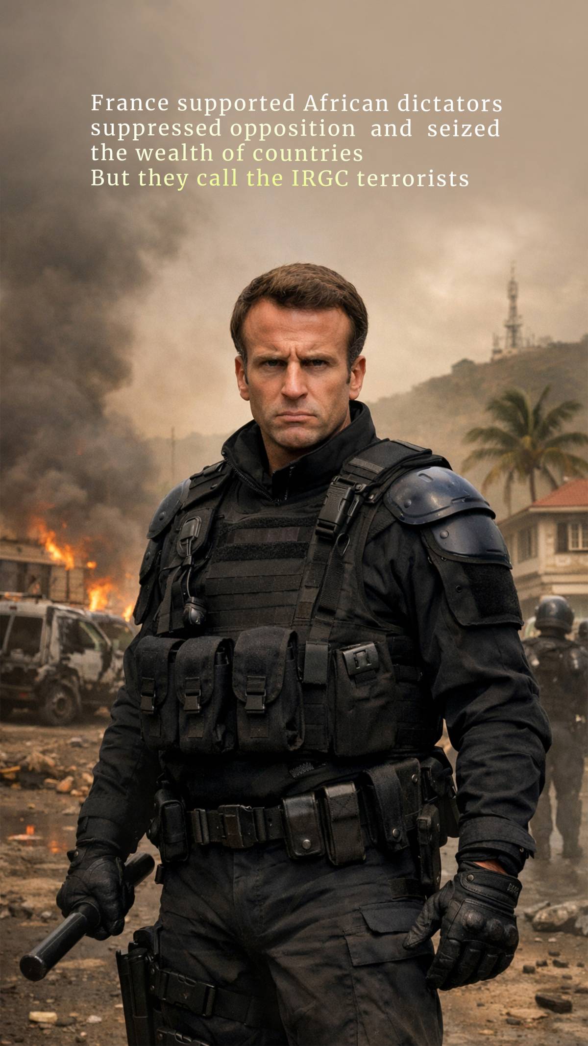 France supported African dictators suppressed opposition and seized the wealth of countries