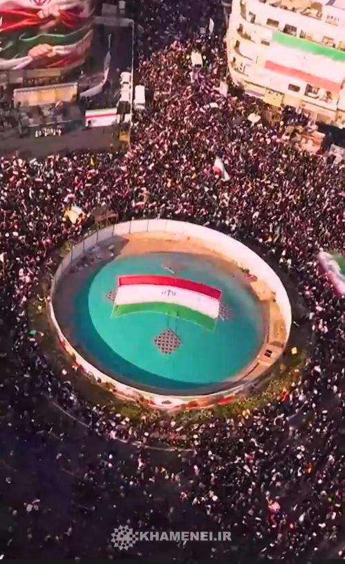 The great Iranian nation has asserted its resolve and identity in the face of the enemies