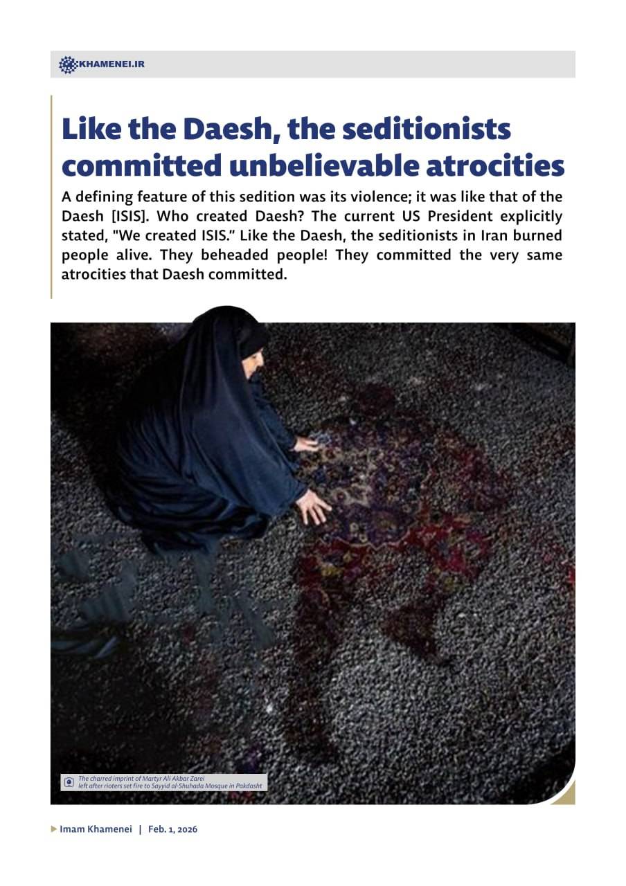 Like the Daesh, the seditionists committed unbelievable atrocities