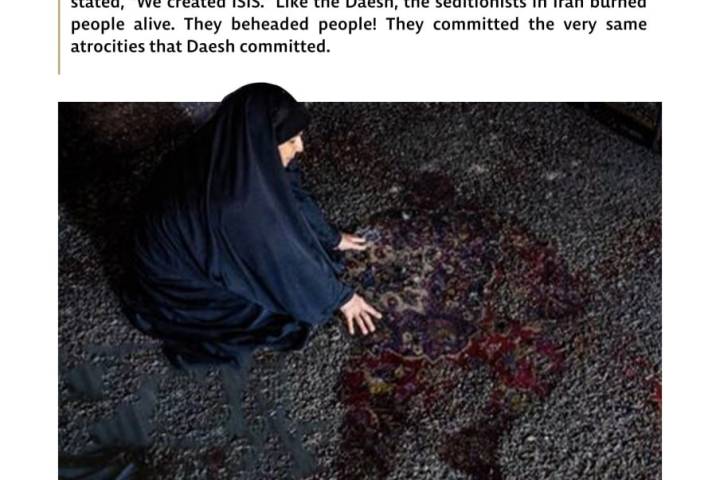 Like the Daesh, the seditionists committed unbelievable atrocities