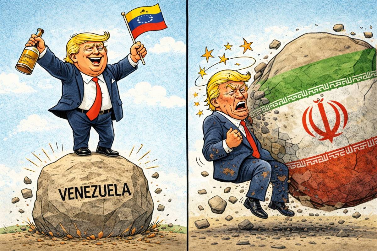 Trump in Venezuela vs. Trump in Iran