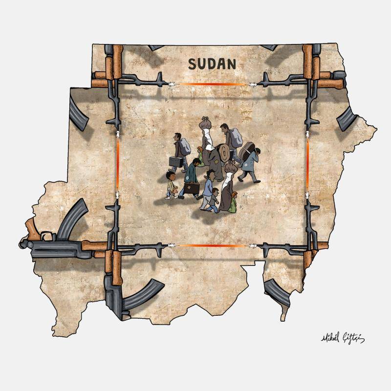Difficult conditions in Sudan