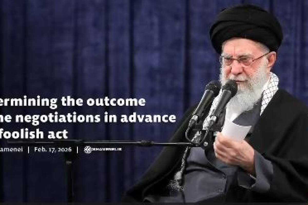 Determining the outcome of the negotiations in advance is a foolish act