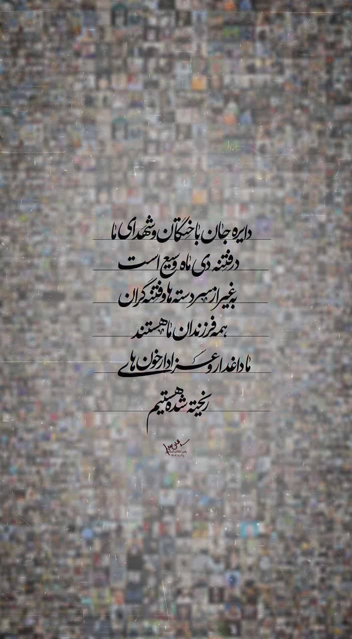 دایره جان باختگان و شهدای ما در فتنه دی ما وسیع است