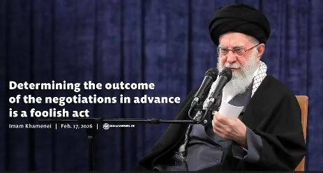 Determining the outcome of the negotiations in advance is a foolish act